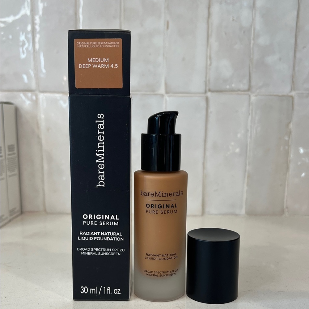 bareMinerals Original Pure Serum Foundation - Medium Deep Warm 4.5
